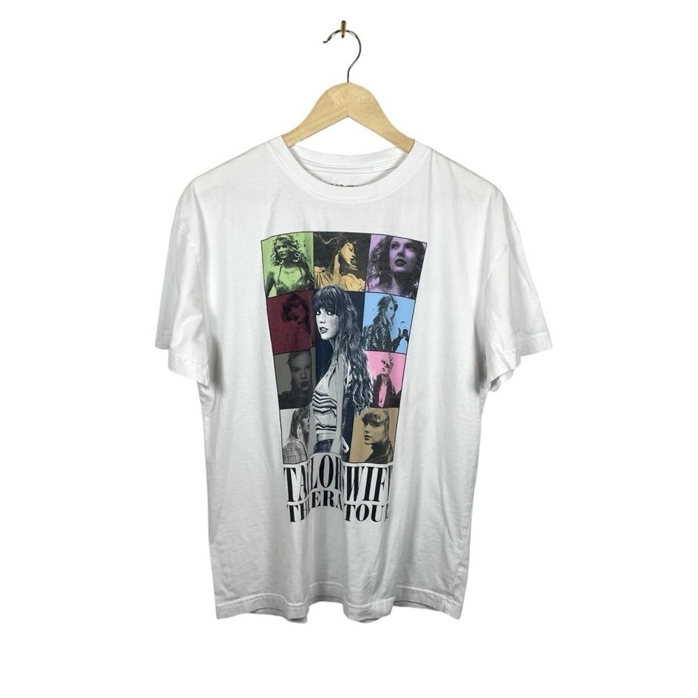 AUTHENTIC Taylor Swift Eras Tour Rare White Concert Tee Size S